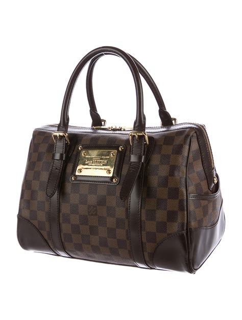 louis vuitton damier ebene satchel.